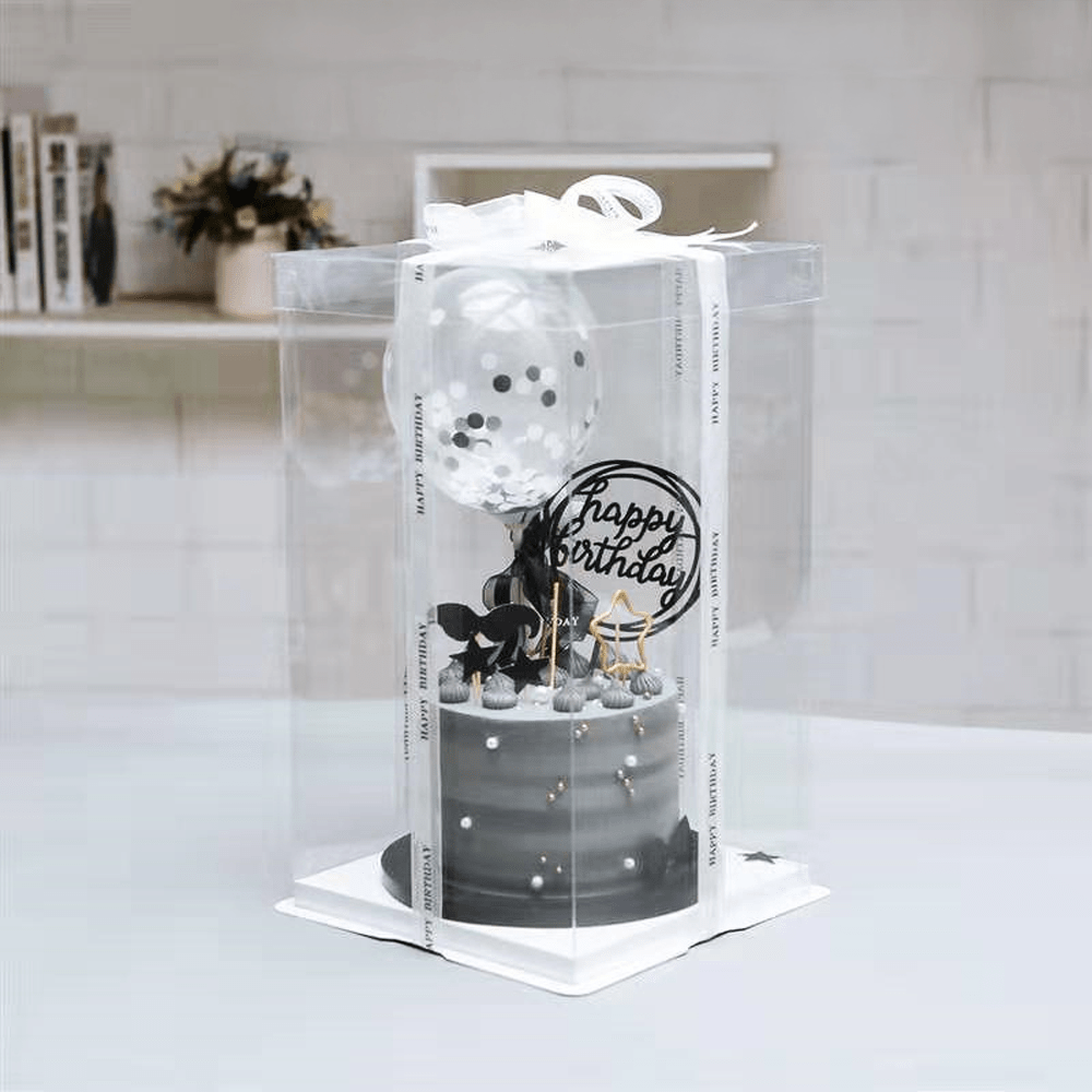 6.5" Inch Transparent Boxes