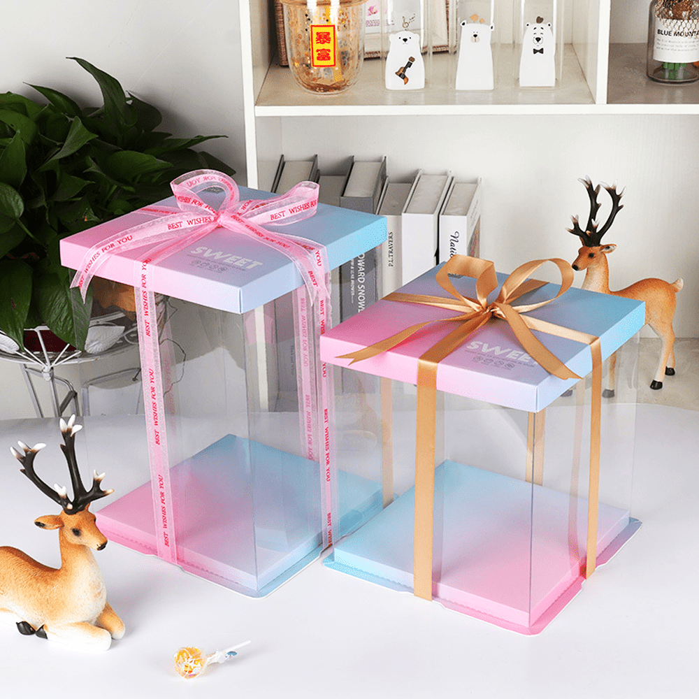 8" Inch Transparent Boxes - TEM IMPORTS™