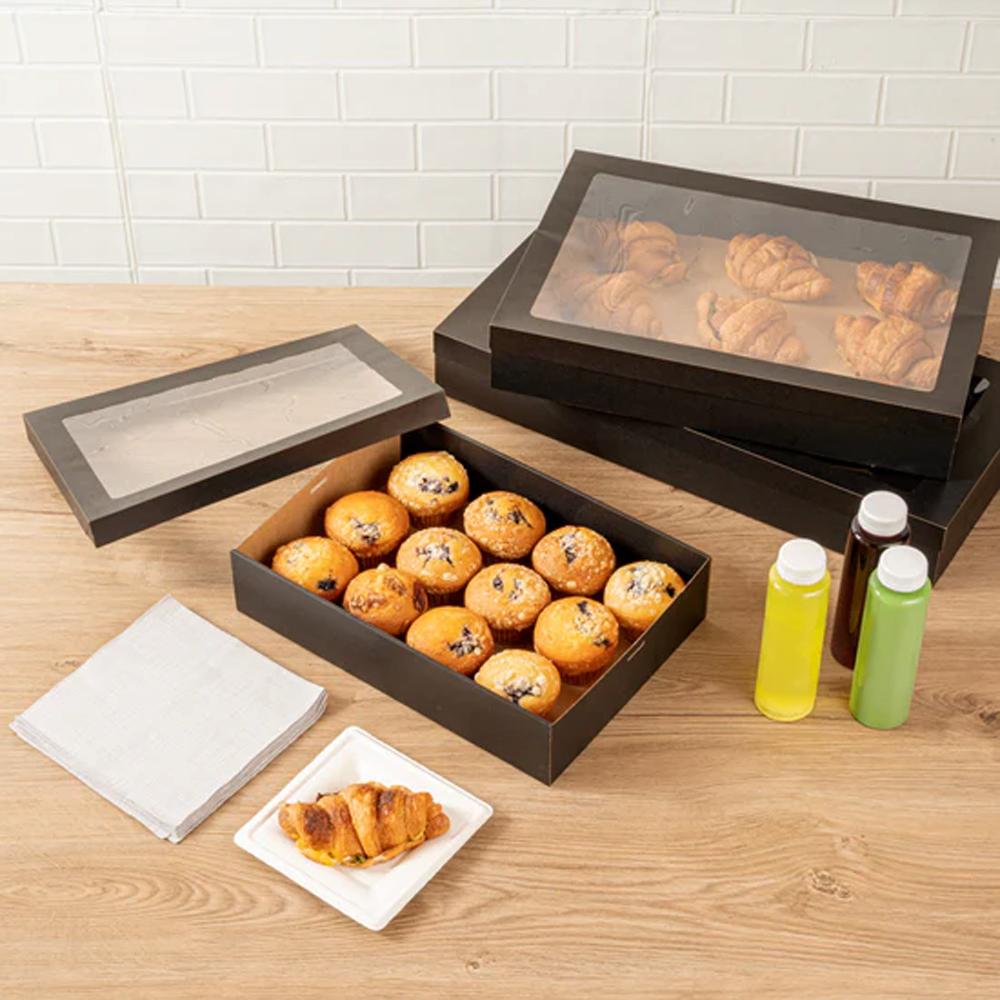 Black Corrugated Trays & Lids