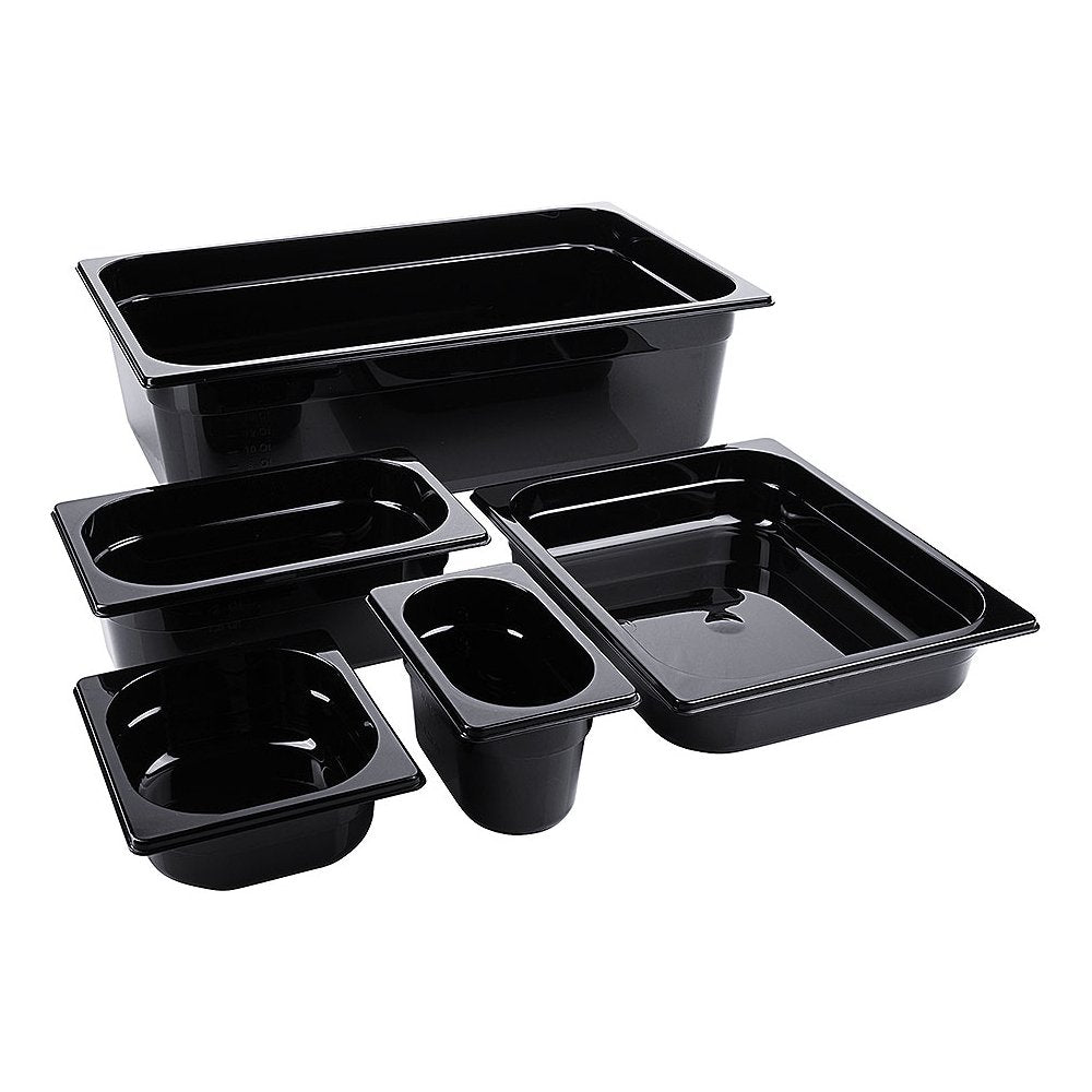 Black Polycarbonate Food Pans - TEM IMPORTS™