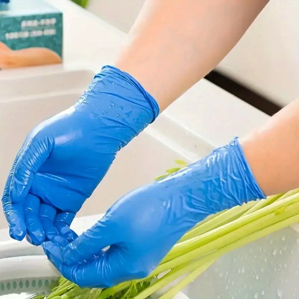 Blue Nitrile Gloves - TEM IMPORTS™