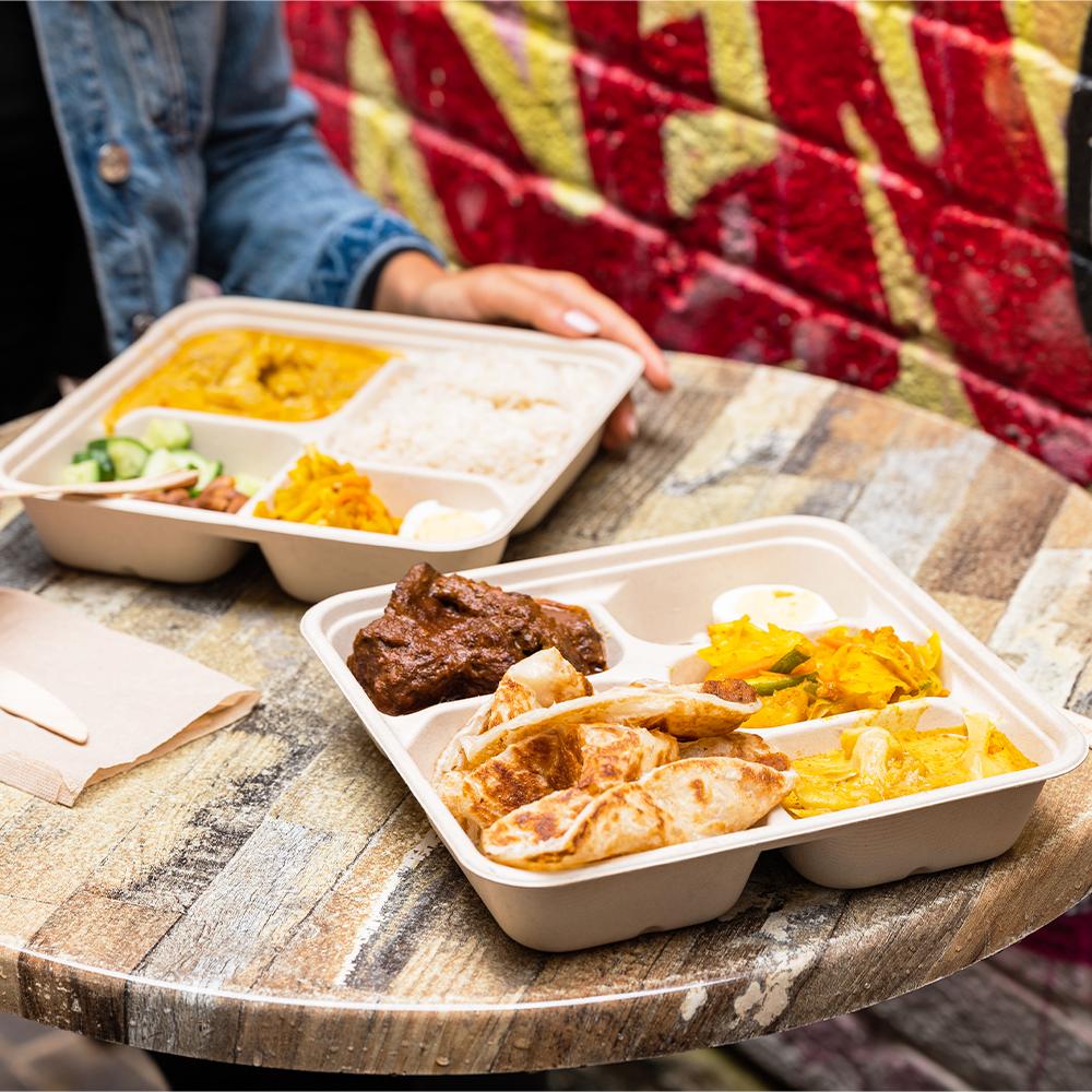 Sugarcane Compartments & Trays