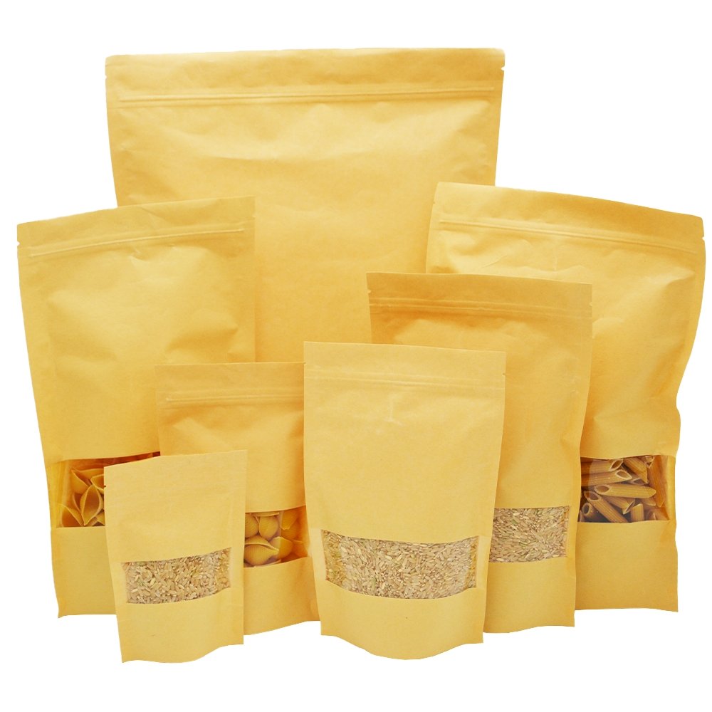 Reusable Kraft Ziplock Bags