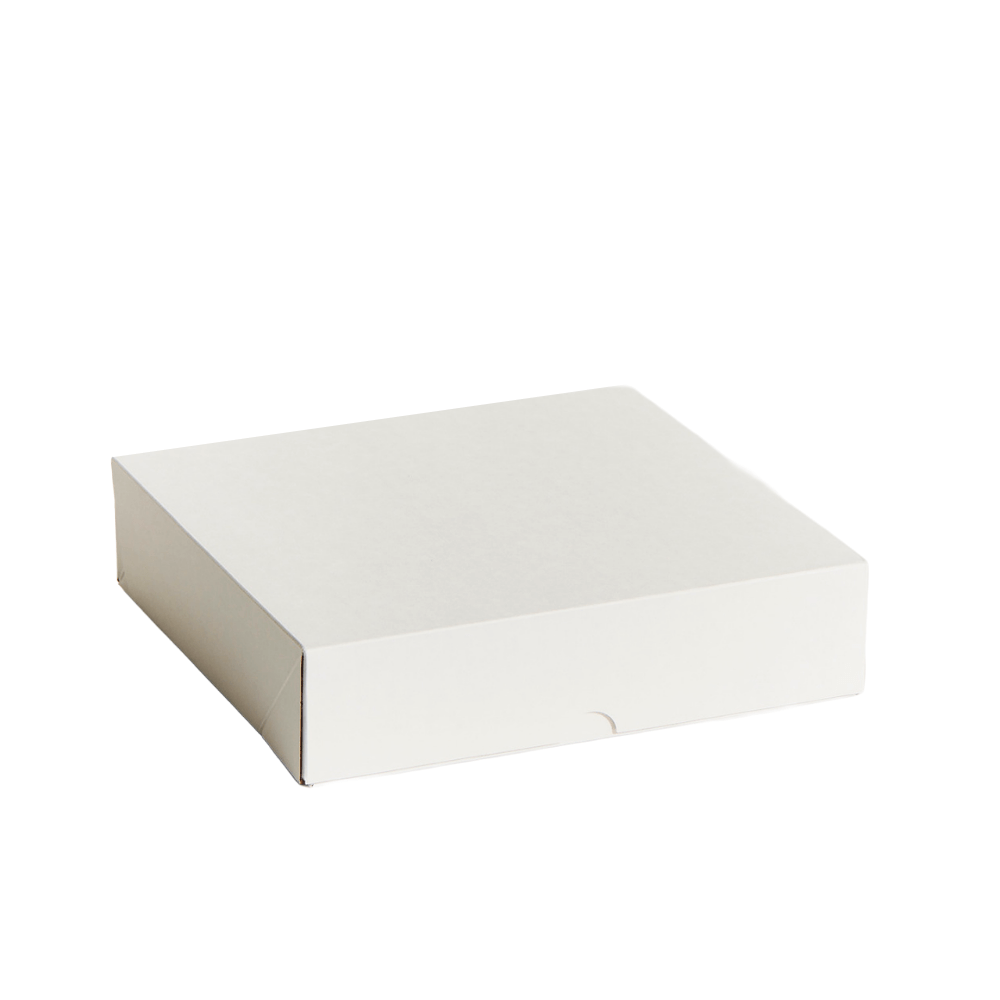 10" Inch Easy Fold White Corrugated Cake Box - 50/CTN - TEM IMPORTS™