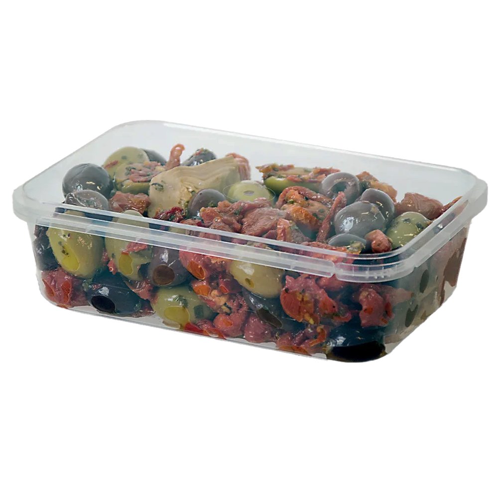 1000mL Locksafe® Rectangular Tamper Evident Container Base - TEM IMPORTS™