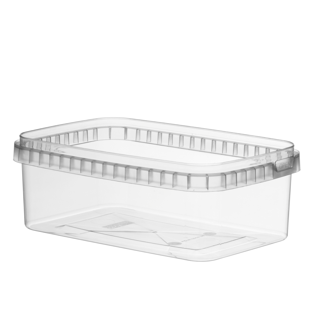 1000mL Rectangle Tamper Proof Container Combo Pack - TEM IMPORTS™