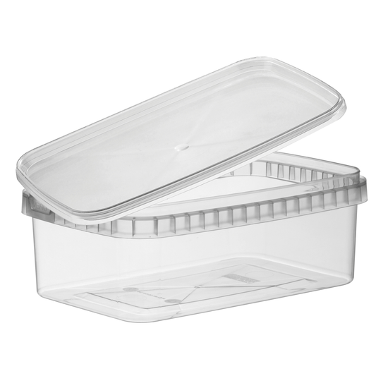 1000mL Rectangle Tamper Proof Container Combo Pack - TEM IMPORTS™