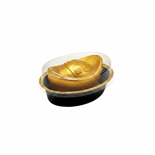 100mL Black&Gold Series Chinese Gold Nugget PET Lid - TEM IMPORTS™