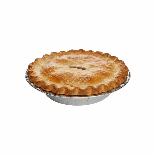 100mL Medium Round Base Foil Pie Case - 1500/CTN - TEM IMPORTS™