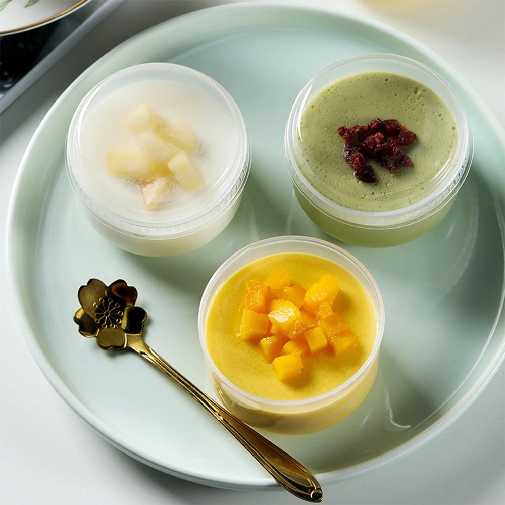 130mL Matt Clear Creme Baking Container Base - TEM IMPORTS™