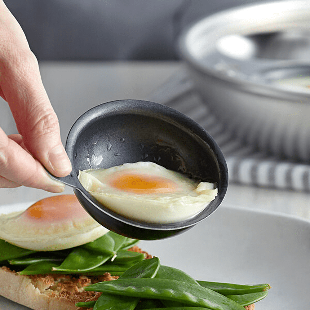 12 - Cup Aluminium Egg Poacher Induction w/Non - stick Cup - TEM IMPORTS™