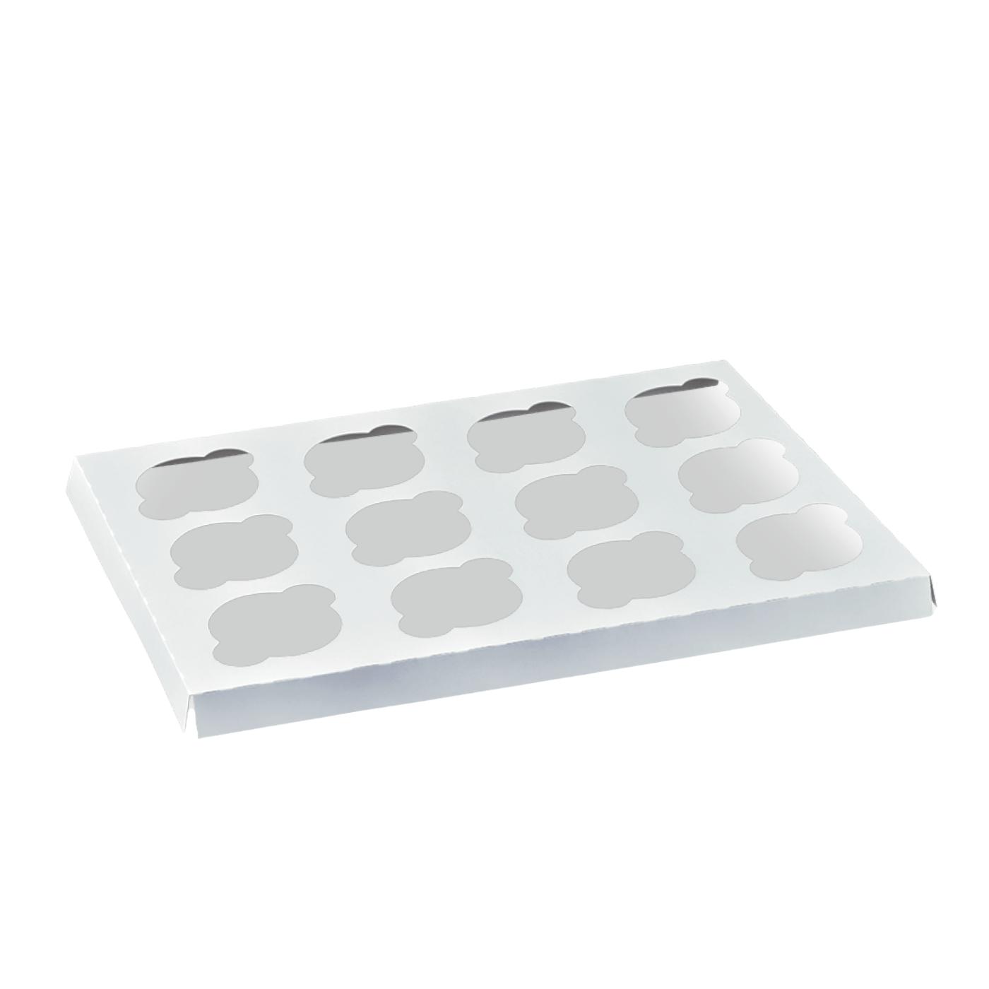 12 Cupcake Insert White - TEM IMPORTS™