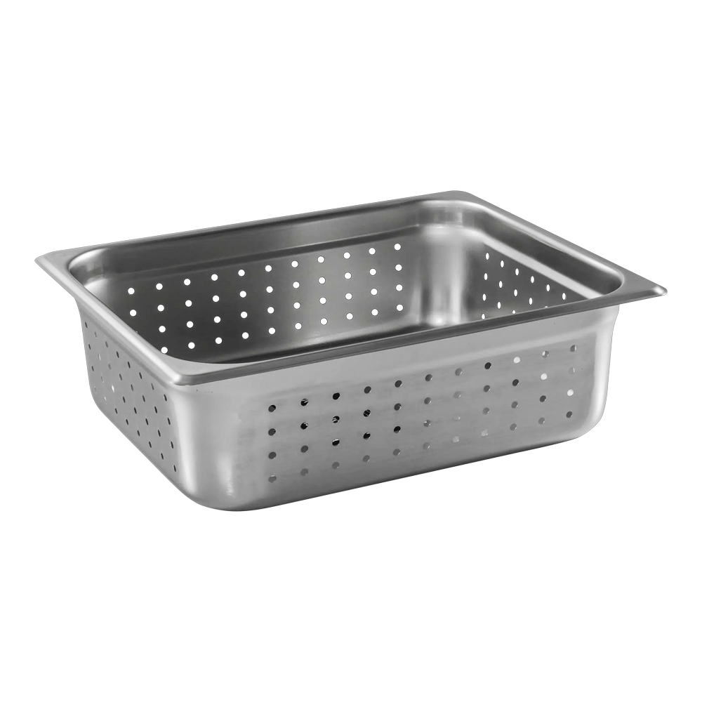 1/2 Size Anti - Jam Gastronorm Perforated Steam Pans - 100mm - TEM IMPORTS™