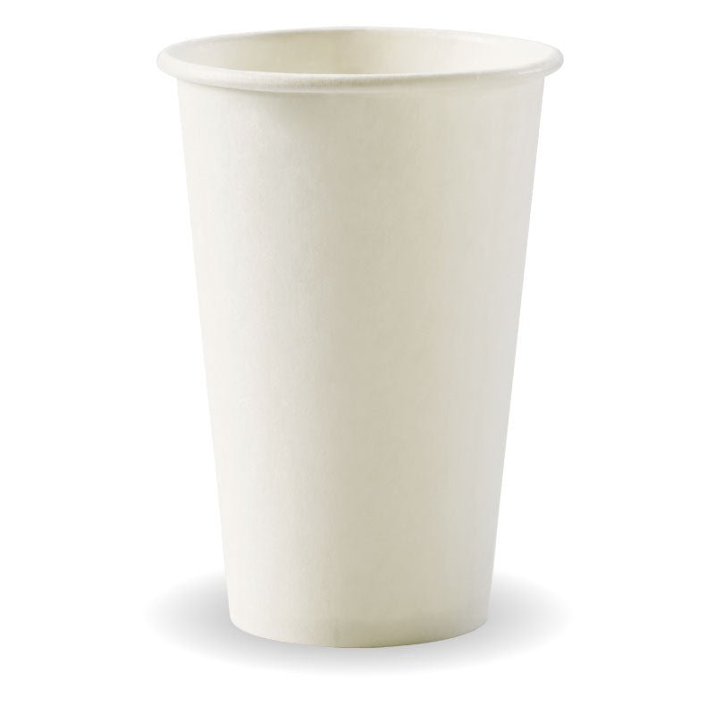 12oz/350mL (80mm) White Single Wall BioCup - 1000pcs/ctn - TEM IMPORTS™