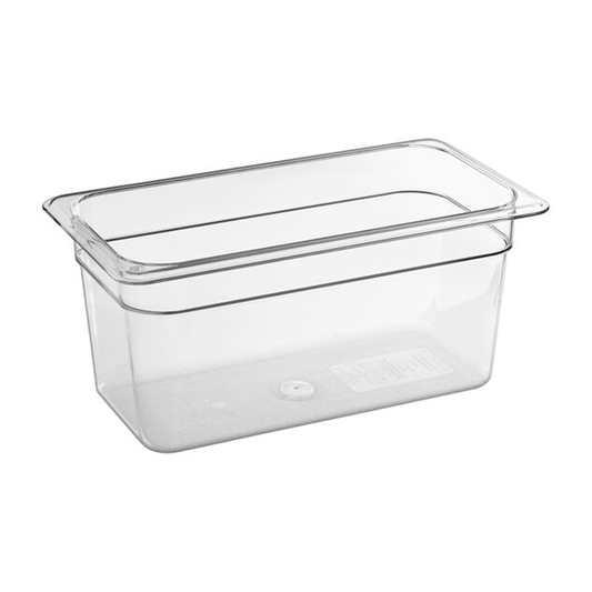 1/3 Size Clear Polycarbonate Food Pan - 150mm - TEM IMPORTS™