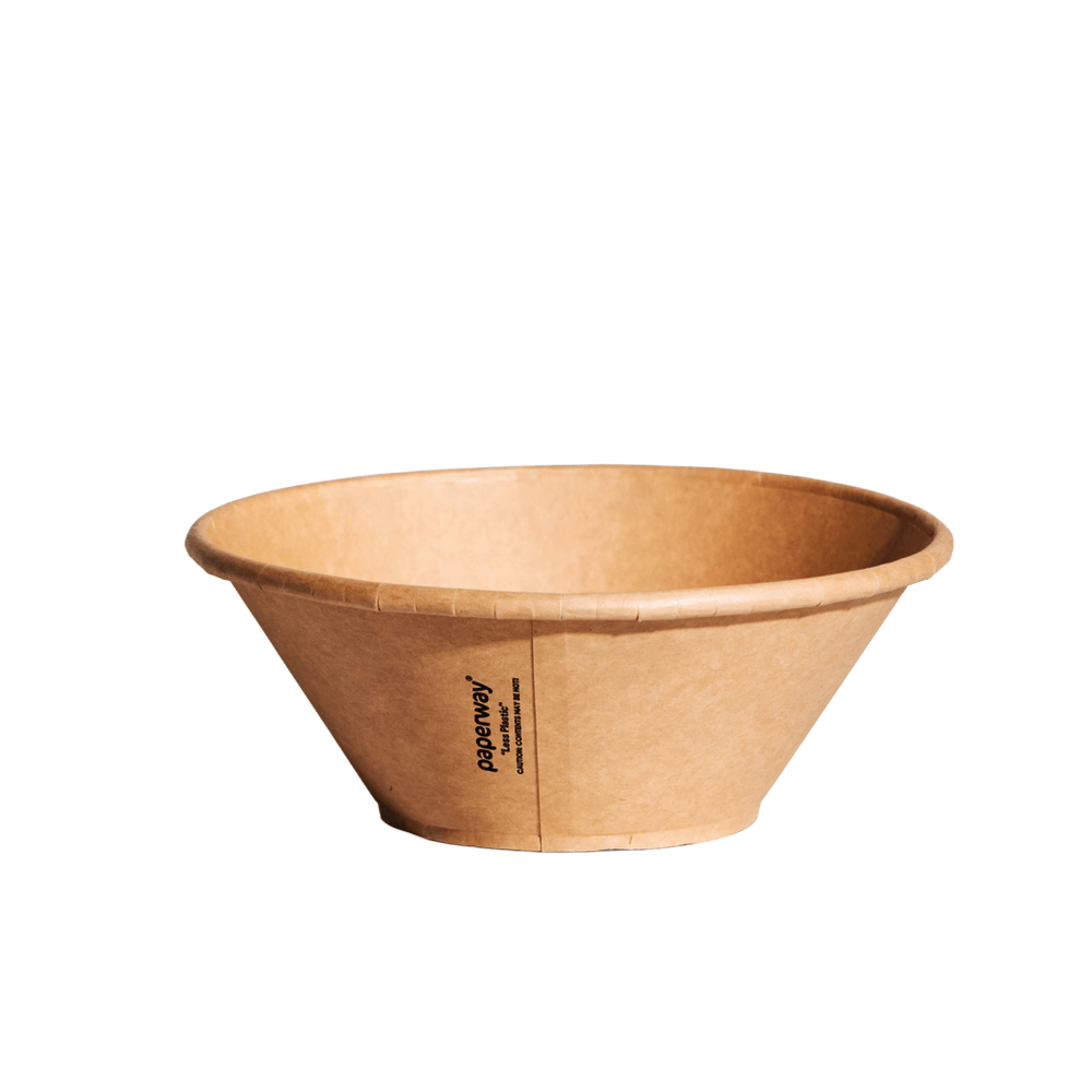 1300mL Deluxa Kraft Paper Bowl - 300/CTN - TEM IMPORTS™