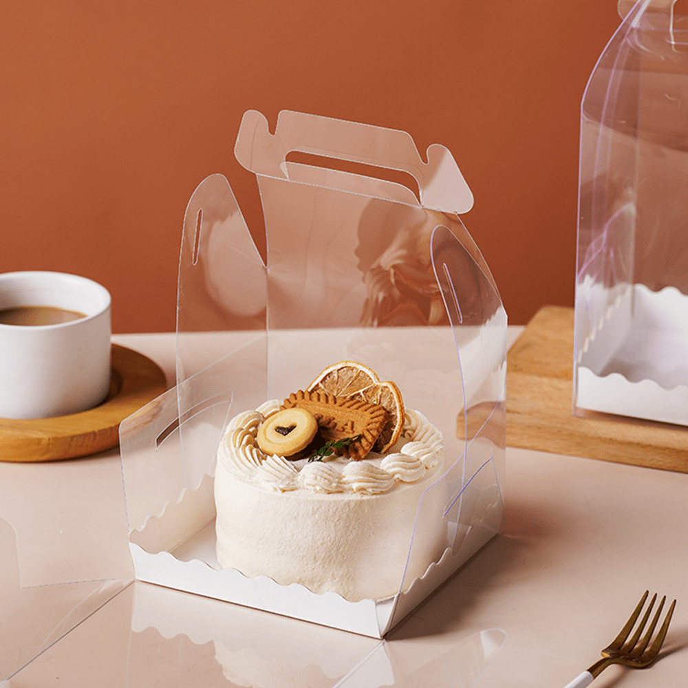 150x150x120mm Square Transparent Box With Handle - TEM IMPORTS™