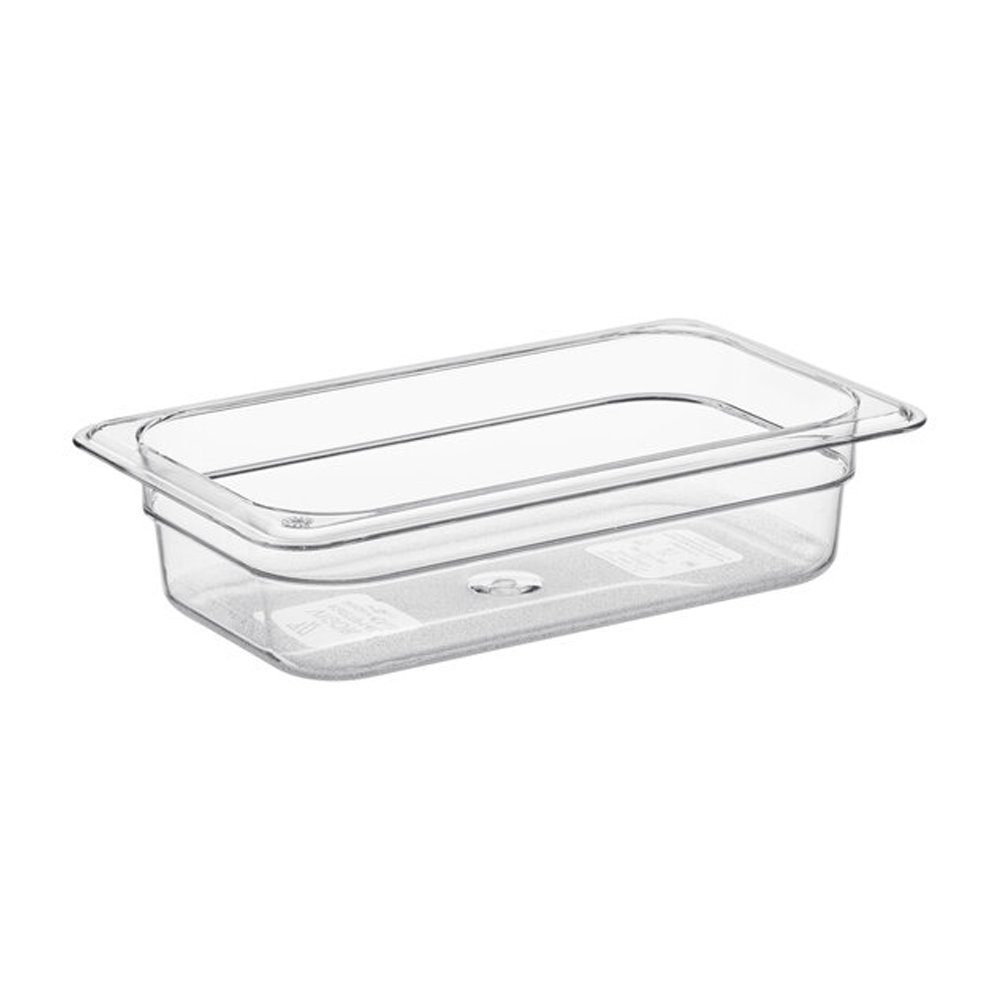 1/4 Size Clear Polycarbonate Food Pan - 65mm - TEM IMPORTS™