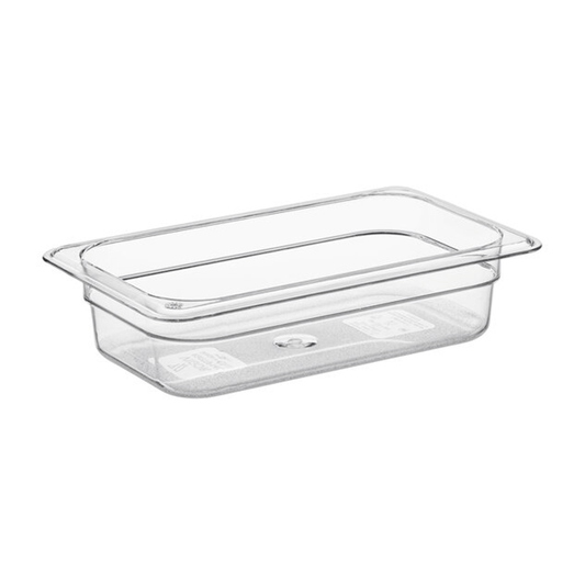 1/4 Size Clear Polycarbonate Food Pan - 65mm - TEM IMPORTS™
