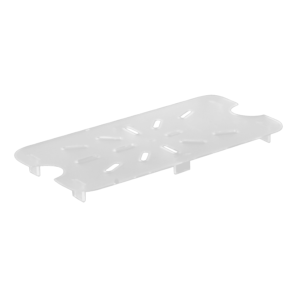 1/4 Size GN Food Pan Drain Plate - Clear - TEM IMPORTS™