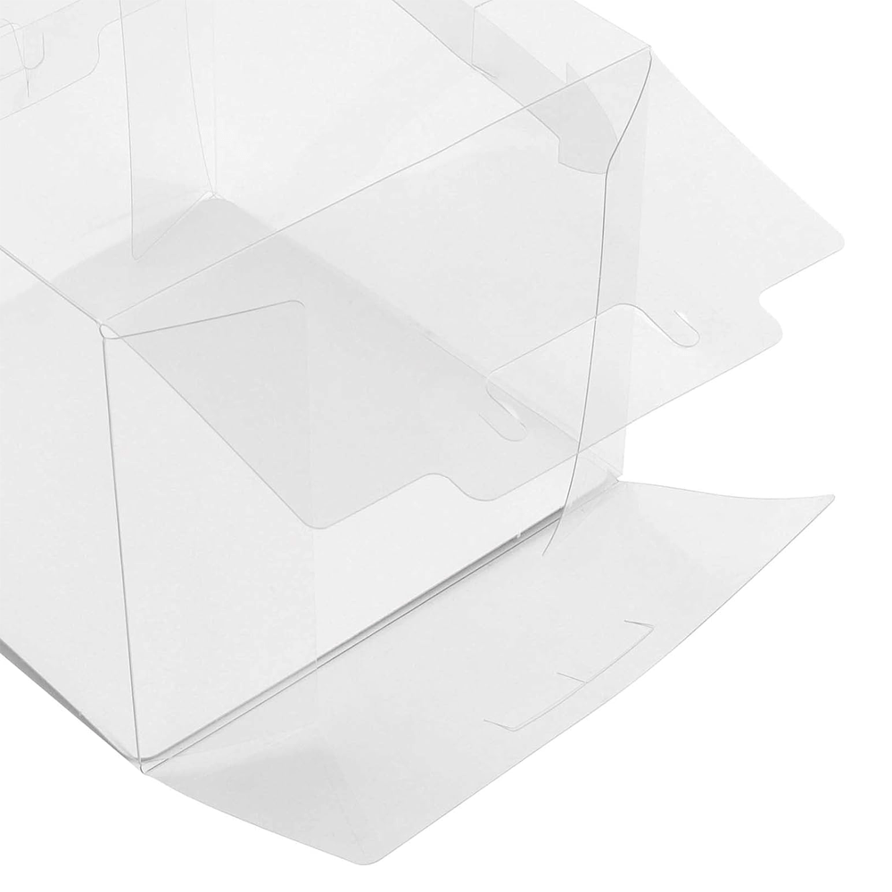 150x150x130mm Clear Square Box With Handle - TEM IMPORTS™