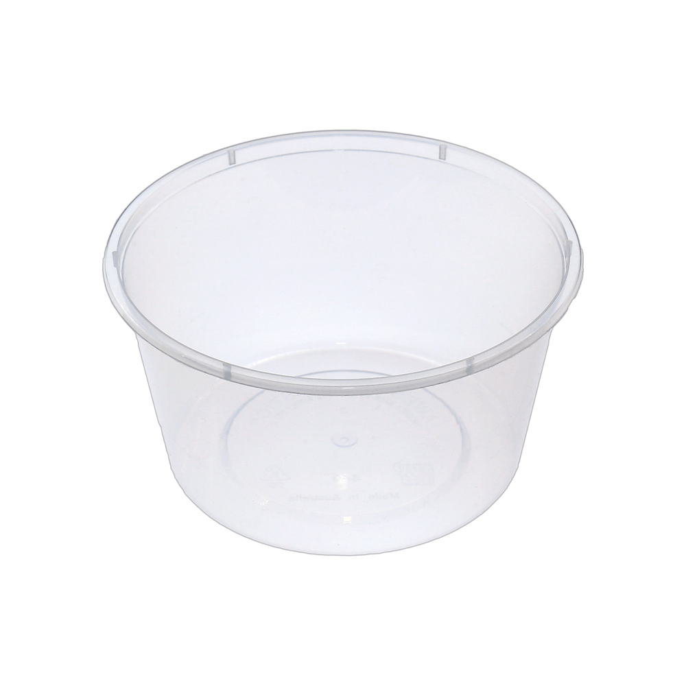15oz/440mL Round Plastic Container Natural - TEM IMPORTS™
