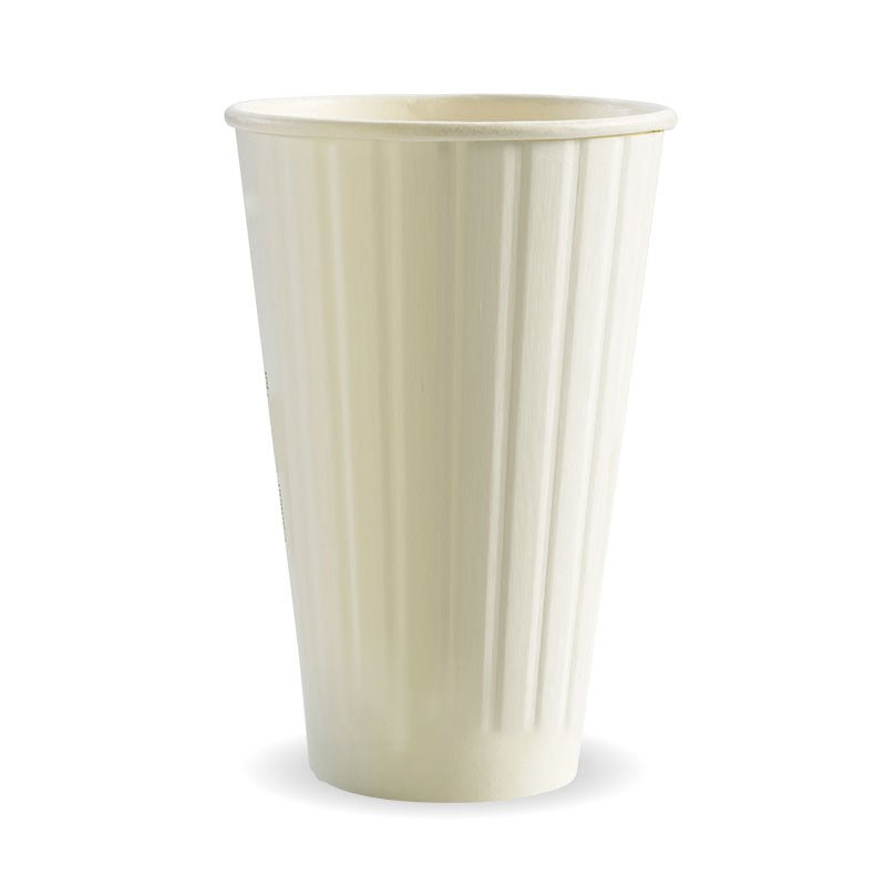 16oz/460mL (90mm) White Double Wall BioCup - 600pcs/ctn - TEM IMPORTS™