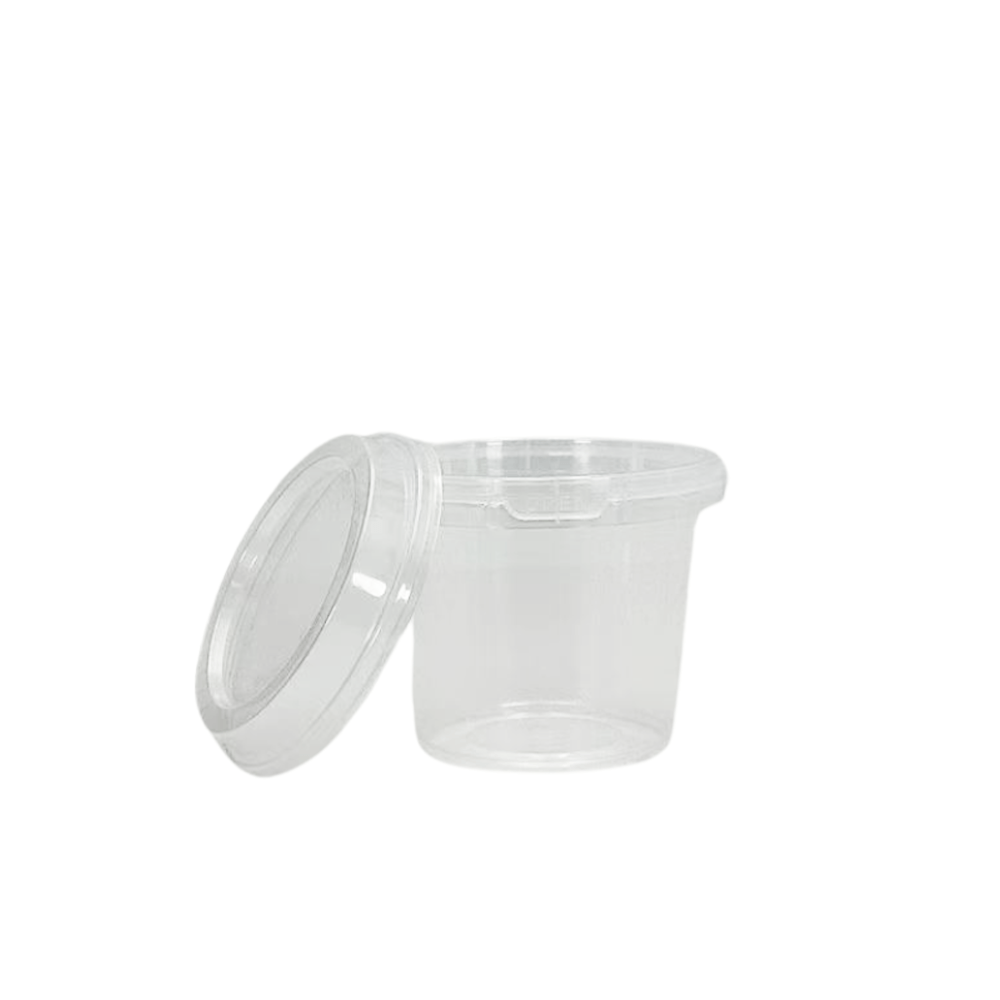 16oz/500mL Clear Fruit/Milk Tea Tamper Proof Bucket Cups - TEM IMPORTS™