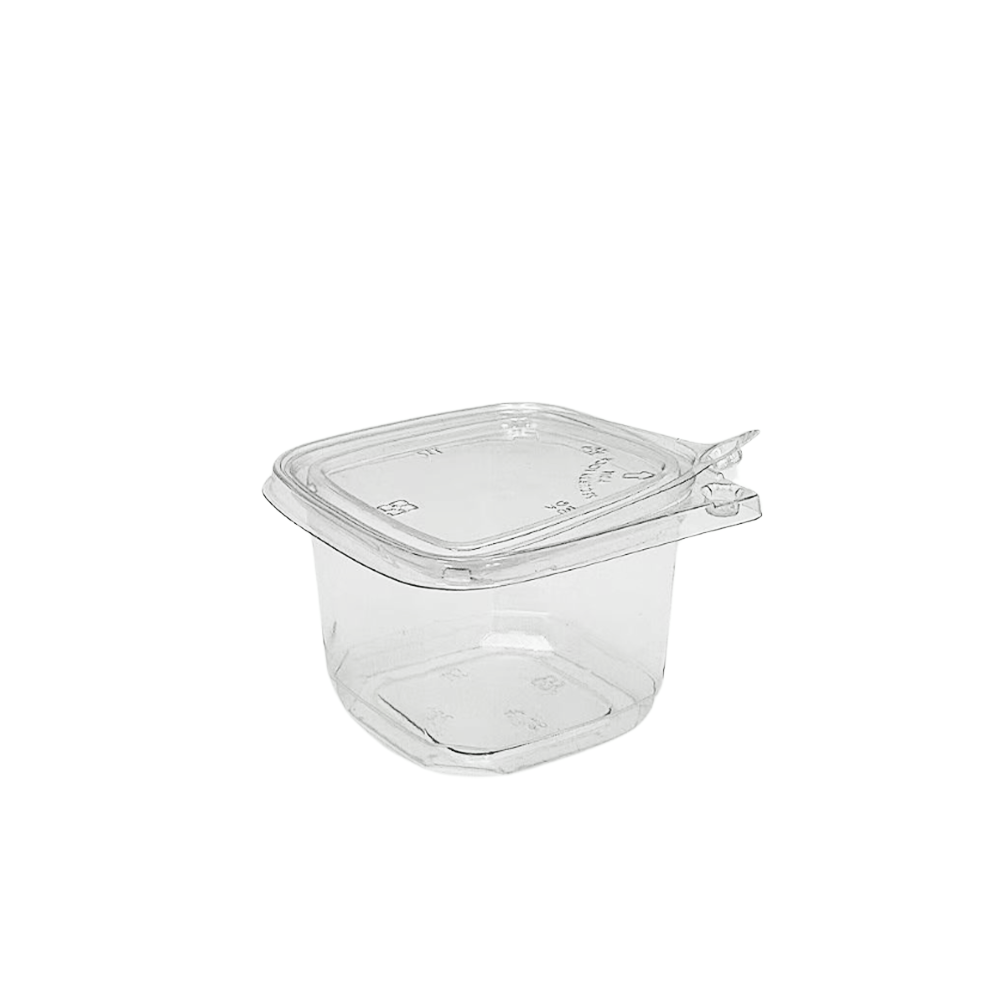 16oz/500mL Tamper Evident Square Deli Container Base - TEM IMPORTS™