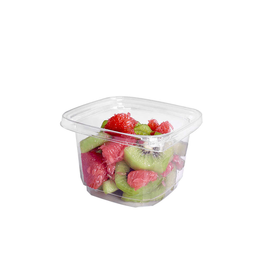 16oz/500mL Tamper Evident Square Deli Container Base - TEM IMPORTS™
