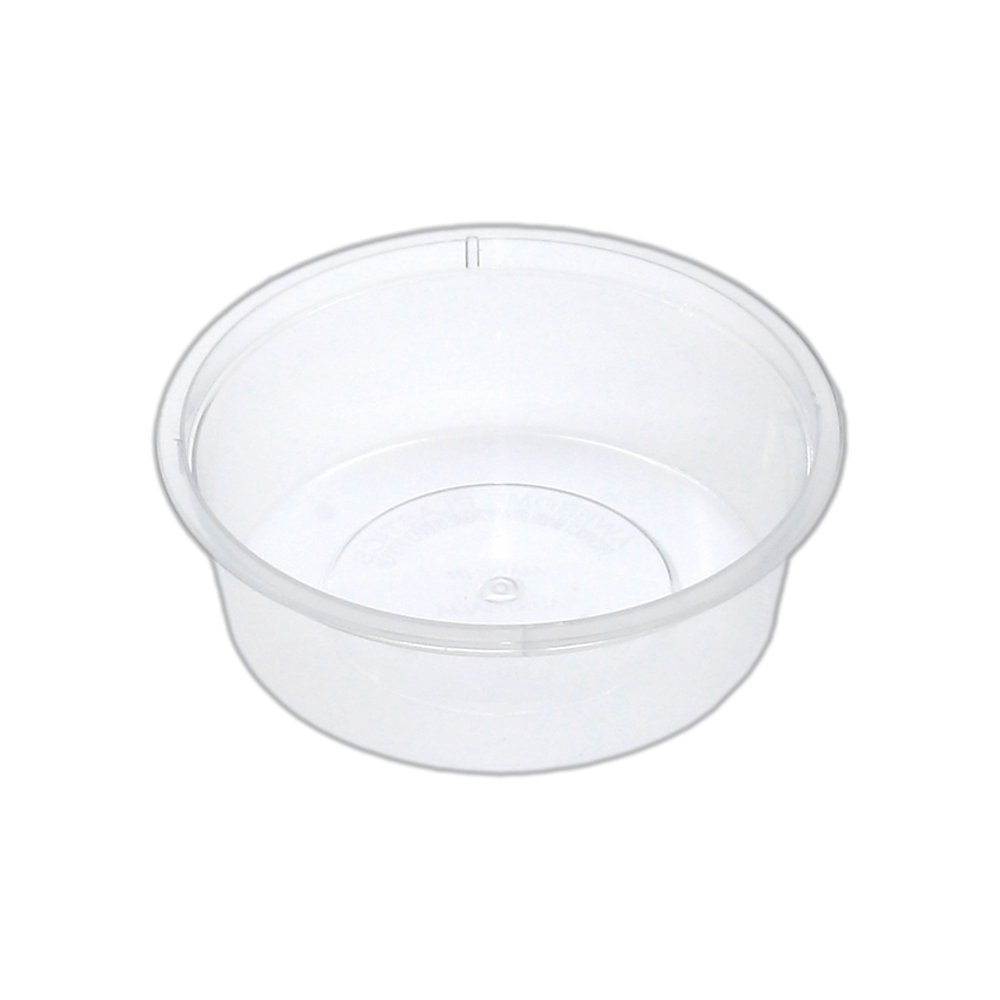1.7oz/50mL Round Plastic Container Natural - TEM IMPORTS™