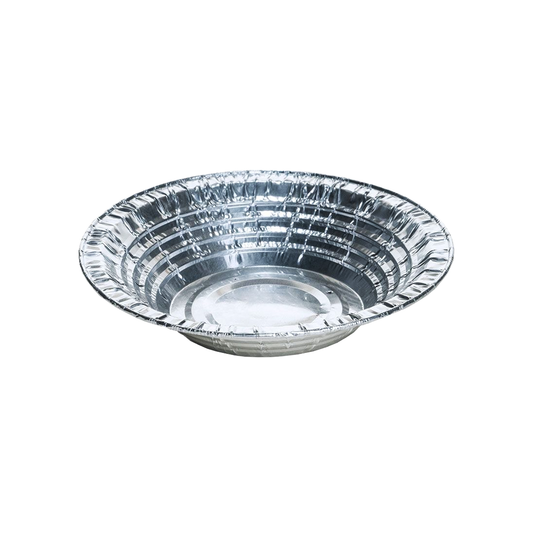 100mL Medium Round Base Foil Pie Case - 1500/CTN