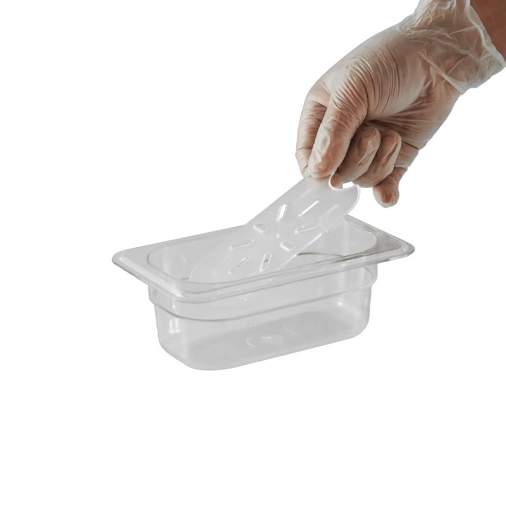 1/9 Size GN Food Pan Drain Plate - Clear - TEM IMPORTS™