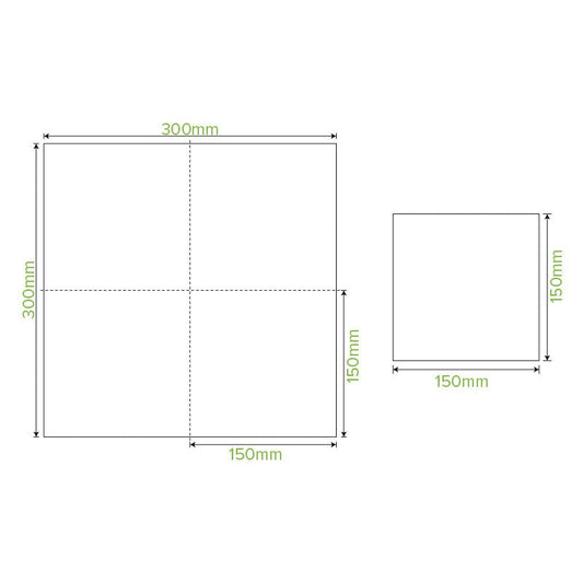 2-Ply 1/4 Fold White Lunch BioNapkin - 2000pcs/Ctn - TEM IMPORTS™