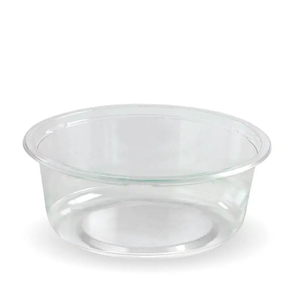 20oz/600mL Clear Wide Unbranded BioBowl - 600pcs/Ctn - TEM IMPORTS™