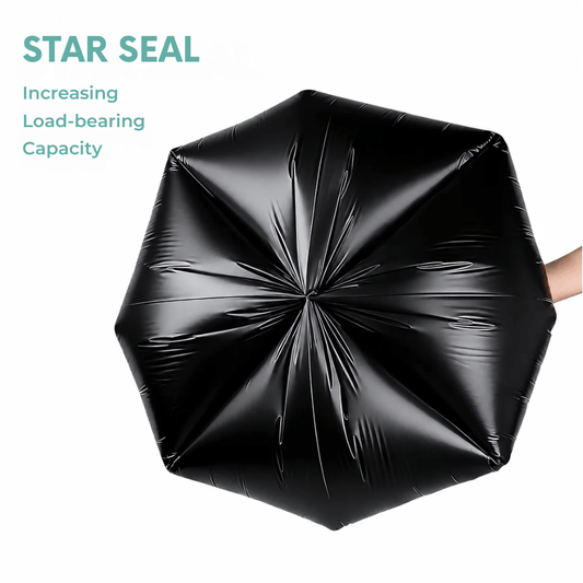 240L Heavy-Duty LDPE Star-Sealed Bin Liners (Carton of 100) - TEM IMPORTS™