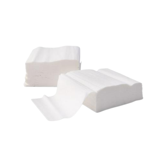 Commercial 2-Ply Interleaved Toilet Tissue – 9,000 Sheets (36Packs/Carton)