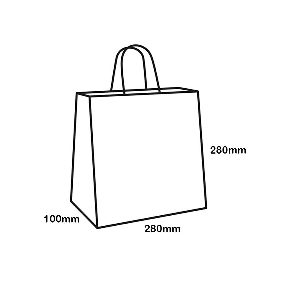 28x28x10cm Clear PVC Gift Bag - TEM IMPORTS™