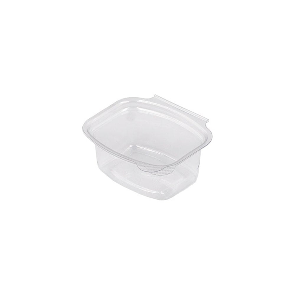 2oz/60mL Clear PET Hinged Lid Sauce Container - TEM IMPORTS™