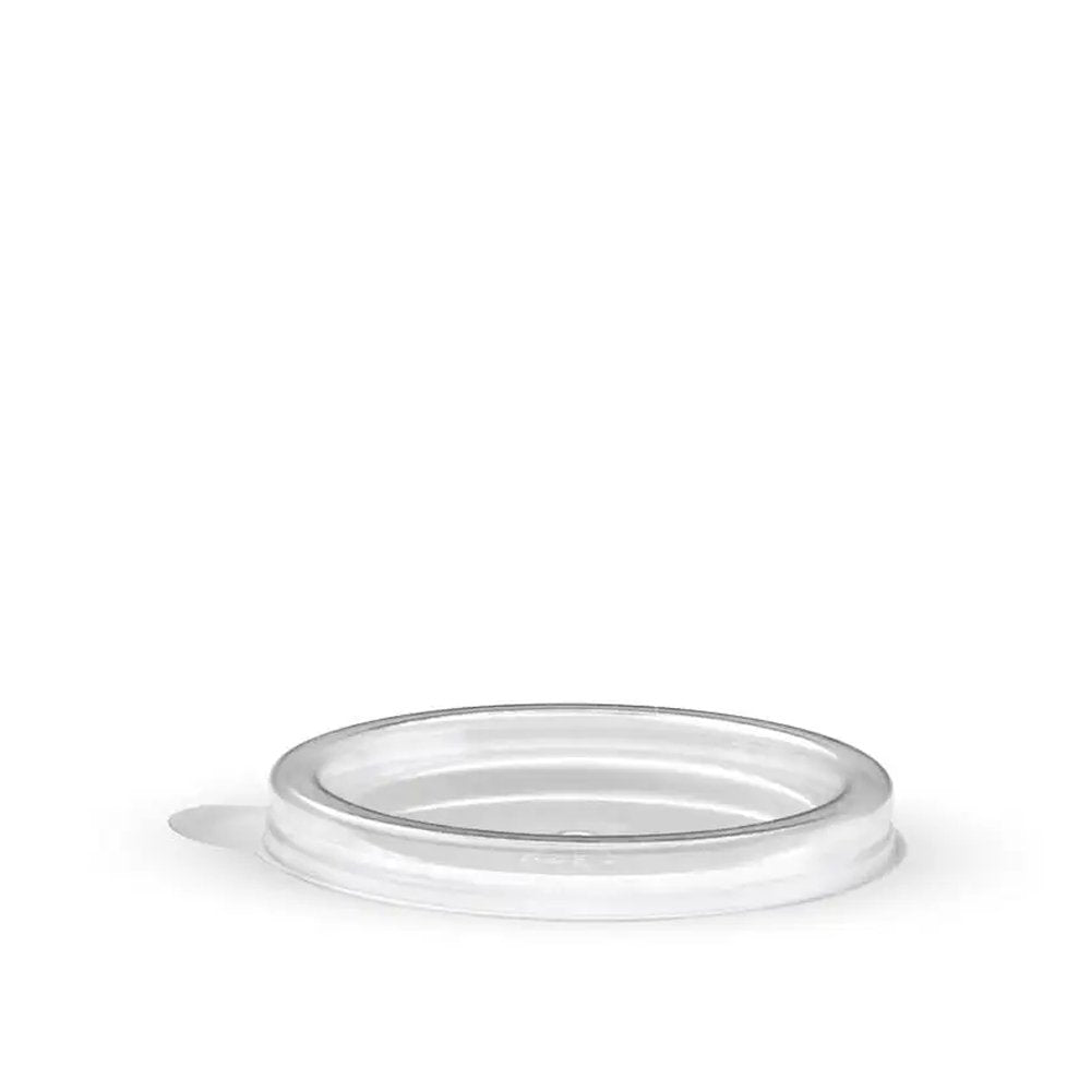 30mL Clear RPET Sauce BioCup Lid - 1000/CTN - TEM IMPORTS™
