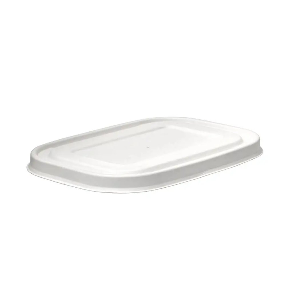 500 - 1,000mL White Plant Fibre Takeaway Lid - 300/CTN - TEM IMPORTS™