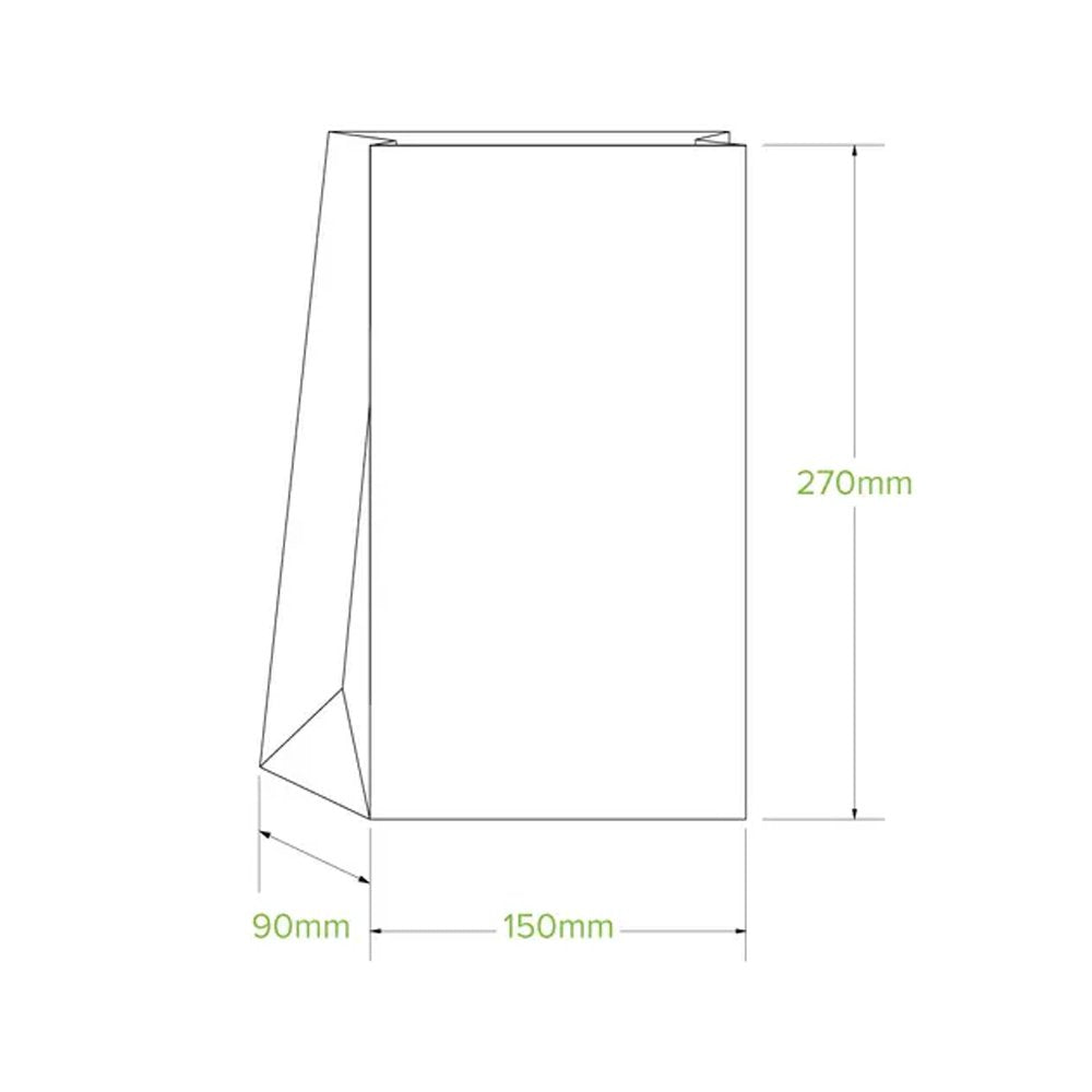 #6 SOS Kraft Paper Bag - 2000/CTN - TEM IMPORTS™