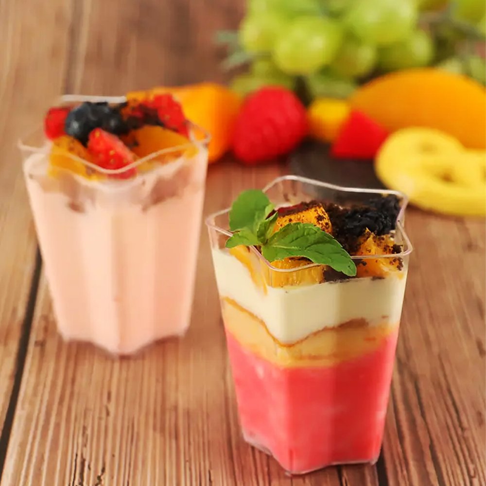65mL Clear Mini Star Shape Dessert Cup - TEM IMPORTS™