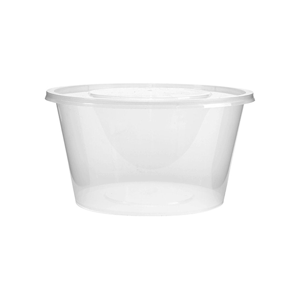 67oz/2000mL Takeaway Round Clear Supa Bowls With Lids - TEM IMPORTS™