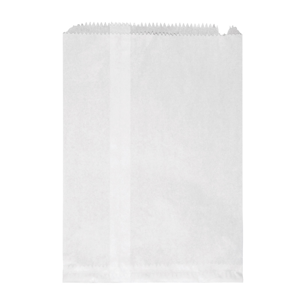 6F Flat Paper Bag White