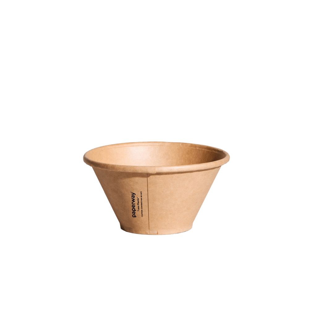 700mL Deluxa Kraft Paper Bowl - 300/CTN - TEM IMPORTS™