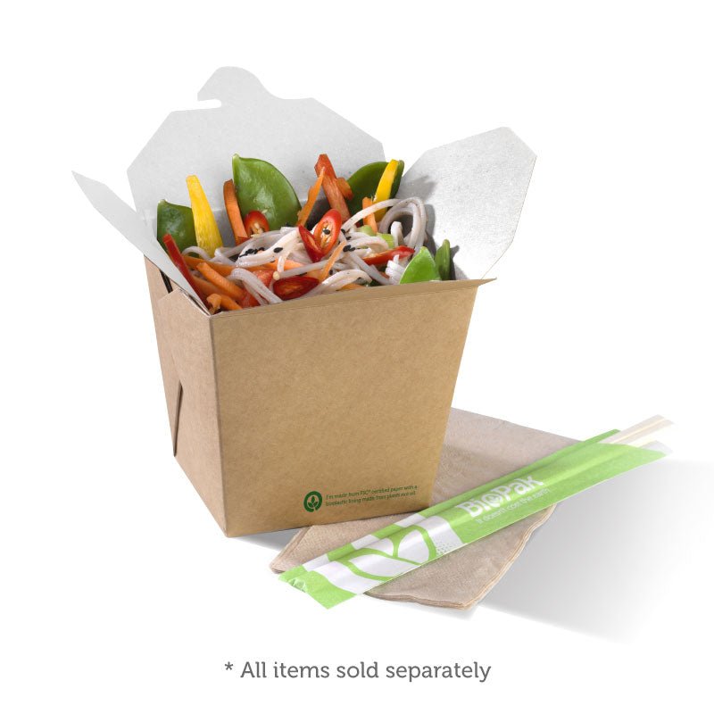 780mL / 26oz BioBoard Noodle Box - 500pcs/Ctn - TEM IMPORTS™