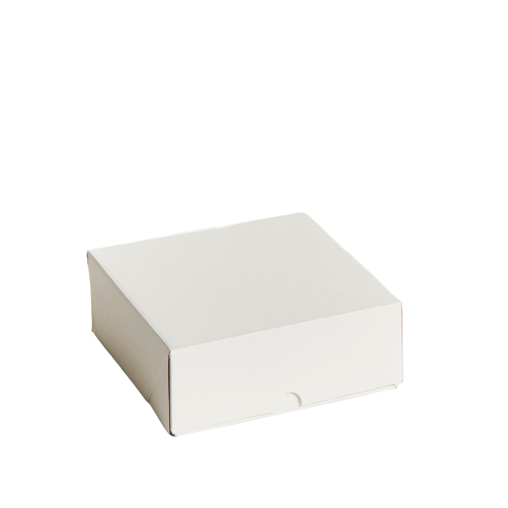 8" Inch Tall Easy Fold White Corrugated Cake Box - 100/CTN - TEM IMPORTS™