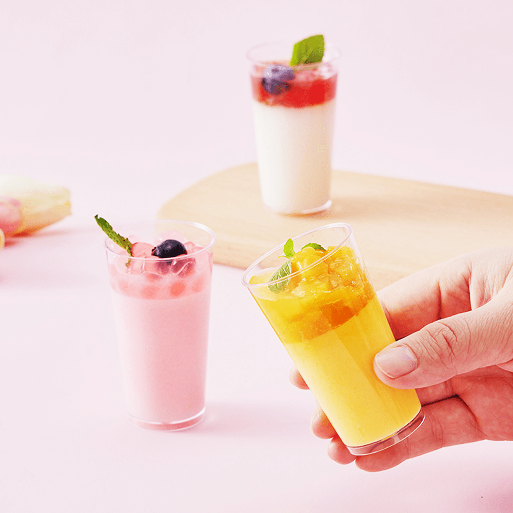85mL Clear Mini Tall Round Dessert Cup - TEM IMPORTS™