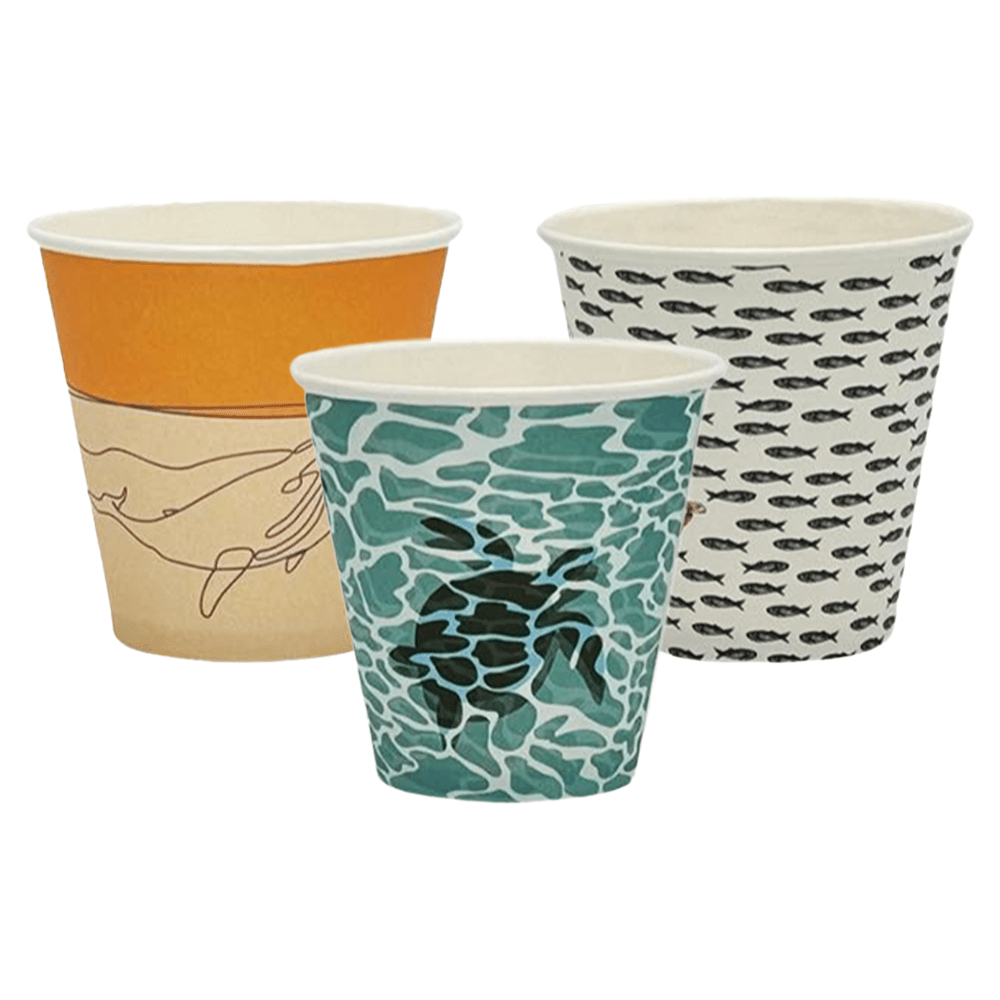 8oz (D/90mm) Australia's Wonder Single Wall Paper Coffee Cup - 1000/CTN - TEM IMPORTS™